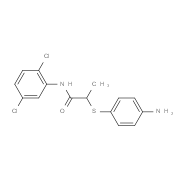 2-[(4-Aminophenyl)thio]-N-(2,5-dichlorophenyl)-propanamide