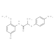 2-[(4-Aminophenyl)thio]-N-(5-chloro-2-methoxyphenyl)propanamide