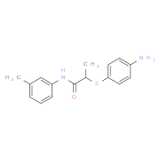 2-[(4-Aminophenyl)thio]-N-(3-methylphenyl)-propanamide