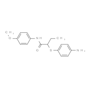 2-[(4-Aminophenyl)thio]-N-(4-methoxyphenyl)-butanamide