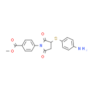 Methyl 4-{3-[(4-aminophenyl)thio]-2,5-dioxopyrrolidin-1-yl}benzoate