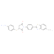 3-[(4-Aminophenyl)thio]-1-[4-(5-methyl-1,3-benzothiazol-2-yl)phenyl]pyrrolidine-2,5-dione