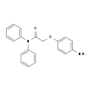 2-[(4-Aminophenyl)thio]-N,N-diphenylacetamide