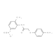 2-[(4-Aminophenyl)thio]-N-(2-methyl-5-nitrophenyl)acetamide