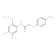 2-[(4-Aminophenyl)thio]-N-(4-chloro-2-methoxy-5-methylphenyl)acetamide