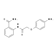 2-({[(4-Aminophenyl)thio]acetyl}amino)benzamide