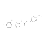 2-[(4-Aminophenyl)thio]-N-[4-(2,4-dichlorophenyl)-1,3-thiazol-2-yl]acetamide
