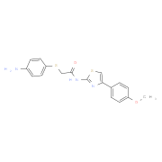 2-[(4-Aminophenyl)thio]-N-[4-(4-methoxyphenyl)-1,3-thiazol-2-yl]acetamide