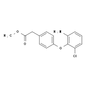 Methyl 2-[4-(2-amino-6-chlorophenoxy)phenyl]-acetate