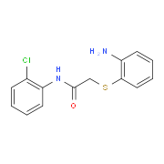 2-(2-Amino-phenylsulfanyl)-N-(2-chloro-phenyl)-acetamide