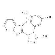 5-(3-Aminothieno[2,3-b]pyridin-2-yl)-4-(3,5-dimethylphenyl)-4H-1,2,4-triazole-3-thiol