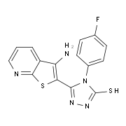 5-(3-Aminothieno[2,3-b]pyridin-2-yl)-4-(4-fluorophenyl)-4H-1,2,4-triazole-3-thiol