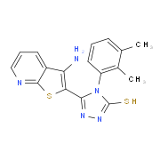 5-(3-Aminothieno[2,3-b]pyridin-2-yl)-4-(2,3-dimethylphenyl)-4H-1,2,4-triazole-3-thiol