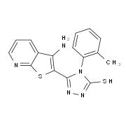 5-(3-Aminothieno[2,3-b]pyridin-2-yl)-4-(2-methylphenyl)-4H-1,2,4-triazole-3-thiol
