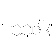 3-Amino-6-methyl-thieno[2,3-b]quinoline-2-carboxylic acid
