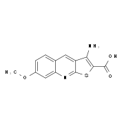 3-Amino-7-methoxy-thieno[2,3-b]quinoline-2-carboxylic acid