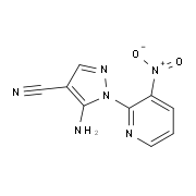 5-Amino-1-(3-nitropyridin-2-yl)-1H-pyrazole-4-carbonitrile