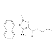Ethyl 4-amino-3-(1-naphthyl)-2-thioxo-2,3-dihydro-1,3-thiazole-5-carboxylate