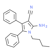 2-Amino-1-butyl-4,5-diphenyl-1H-pyrrole-3-carbonitrile
