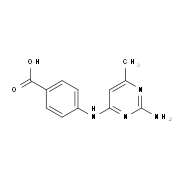 4-(2-Amino-6-methyl-pyrimidin-4-ylamino)-benzoic acid