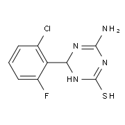 4-Amino-6-(2-chloro-6-fluorophenyl)-1,6-dihydro-1,3,5-triazine-2-thiol