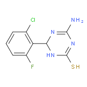 4-Amino-6-(2-chloro-6-fluorophenyl)-1,6-dihydro-1,3,5-triazine-2-thiol