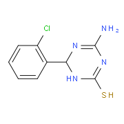 4-Amino-6-(2-chlorophenyl)-1,6-dihydro-1,3,5-triazine-2-thiol