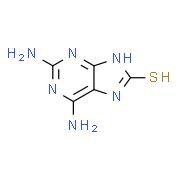 2,6-Diamino-9H-purine-8-thiol