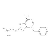[(6-Amino-3-benzyl-3H-purin-8-yl)thio]acetic acid