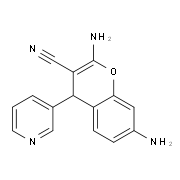 2,7-Diamino-4-pyridin-3-yl-4H-chromene-3-carbonitrile