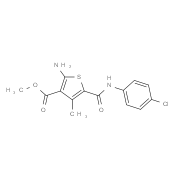 Methyl 2-amino-5-{[(4-chlorophenyl)amino]-carbonyl}-4-methylthiophene-3-carboxylate