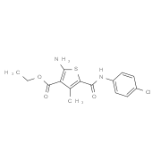 Ethyl 2-amino-5-{[(4-chlorophenyl)amino]carbonyl}-4-methylthiophene-3-carboxylate