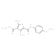 Methyl 2-amino-5-{[(4-methoxyphenyl)amino]-carbonyl}-4-methylthiophene-3-carboxylate