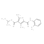 Isopropyl 2-amino-4-methyl-5-{[(2-methylphenyl)-amino]carbonyl}thiophene-3-carboxylate