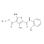 Methyl 2-amino-4-methyl-5-{[(2-methylphenyl)amino]carbonyl}thiophene-3-carboxylate
