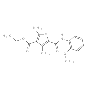 Ethyl 2-amino-5-{[(2-methoxyphenyl)amino]-carbonyl}-4-methylthiophene-3-carboxylate