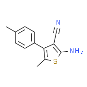 2-Amino-5-methyl-4-(4-methylphenyl)thiophene-3-carbonitrile