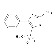 2-Amino-5-methylsulfonyl-4-phenyl-1,3-thiazole