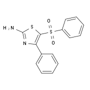 2-Amino-4-phenyl-5-phenylsulfonyl-1,3-thiazole