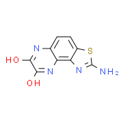 2-Amino-thiazolo[4,5-f]quinoxaline-7,8-diol