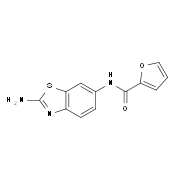 Furan-2-carboxylic acid (2-amino-benzothiazol-6-yl)-amide