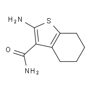 2-Amino-4,5,6,7-tetrahydro-benzo[b]thiophene-3-carboxylic acid amide