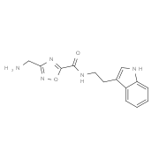3-(Aminomethyl)-N-[2-(1H-indol-3-yl)ethyl]-1,2,4-oxadiazole-5-carboxamide