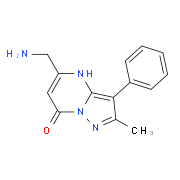 5-(Aminomethyl)-2-methyl-3-phenylpyrazolo-[1,5-a]pyrimidin-7(4H)-one