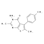 3-Amino-2,6-dimethyl-5-(4-methylphenyl)thieno-[2,3-d]pyrimidin-4(3H)-one
