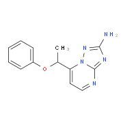 7-(1-Phenoxyethyl)[1,2,4]triazolo[1,5-a]pyrimidin-2-amine