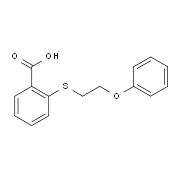 2-[(2-Phenoxyethyl)thio]benzoic acid