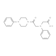 [[2-Oxo-2-(4-phenylpiperazin-1-yl)ethyl](phenyl)-amino]acetic acid
