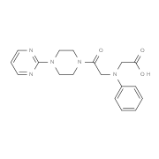 [[2-Oxo-2-(4-pyrimidin-2-ylpiperazin-1-yl)ethyl]-(phenyl)amino]acetic acid