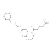 5-Oxo-5-{3-oxo-2-[2-oxo-2-(3-phenylpropoxy)ethyl]-1-piperazinyl}pentanoic acid